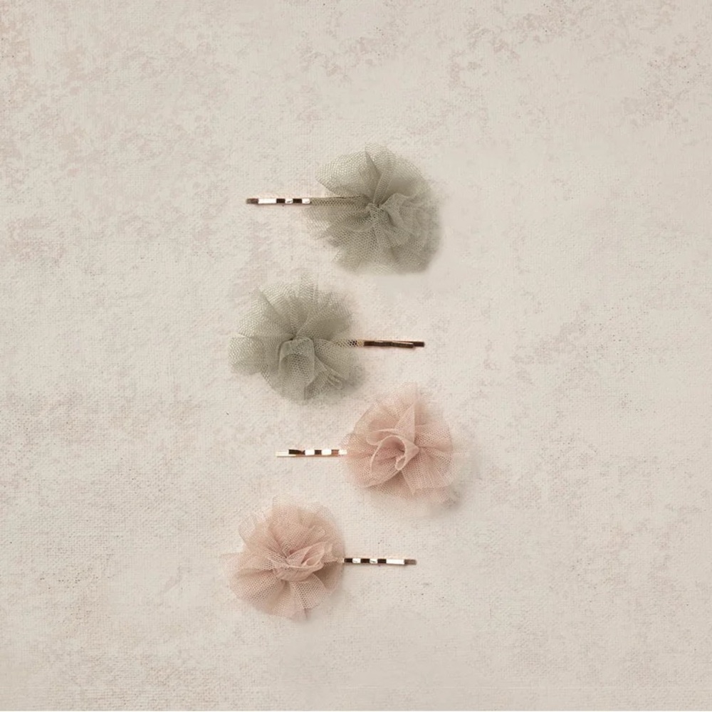 Noralee Pom Pom Pins Blush/Pine